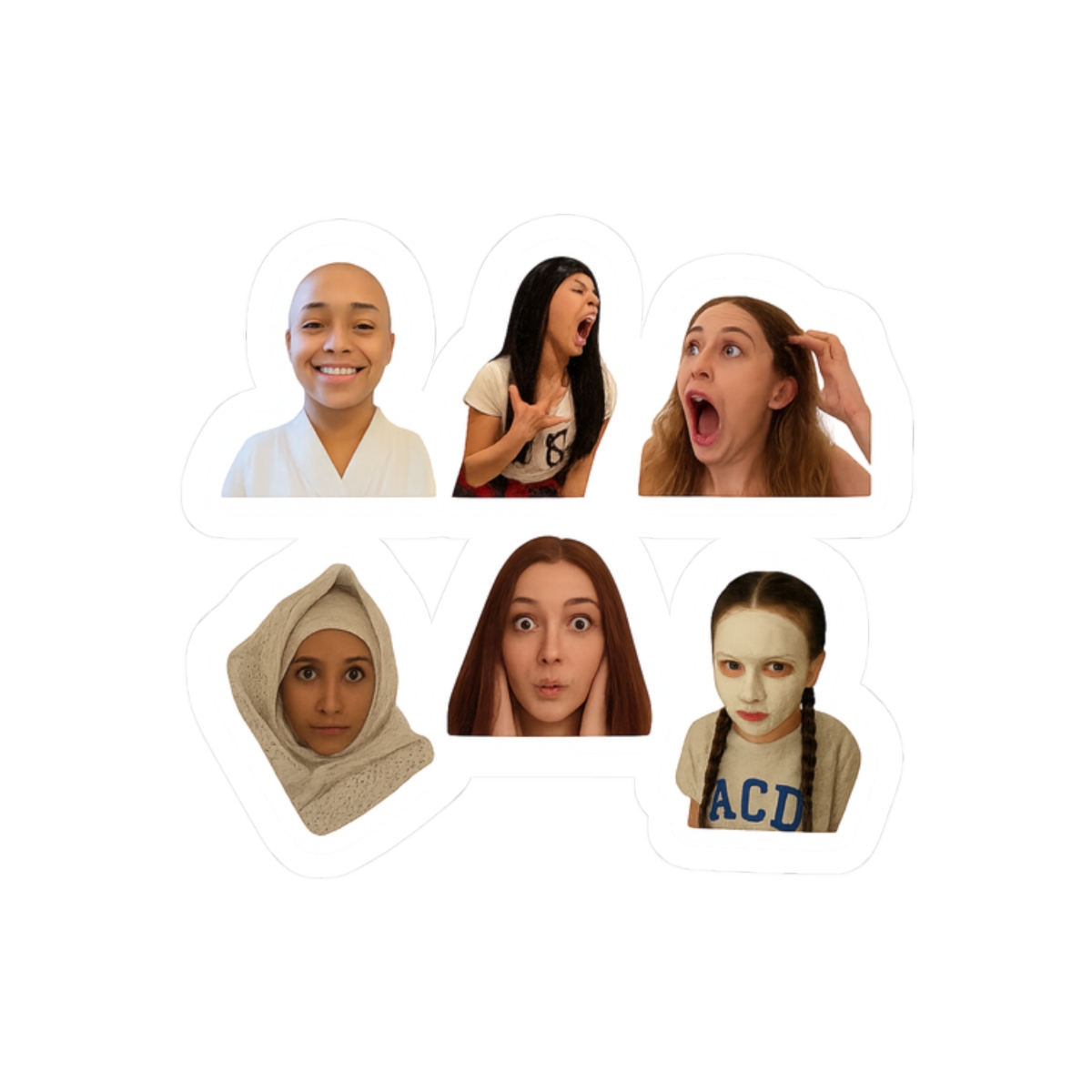 KATSEYE Funny Memes Sticker Pack | Witty Vinyl Decals - alternate angle 3, merchandise