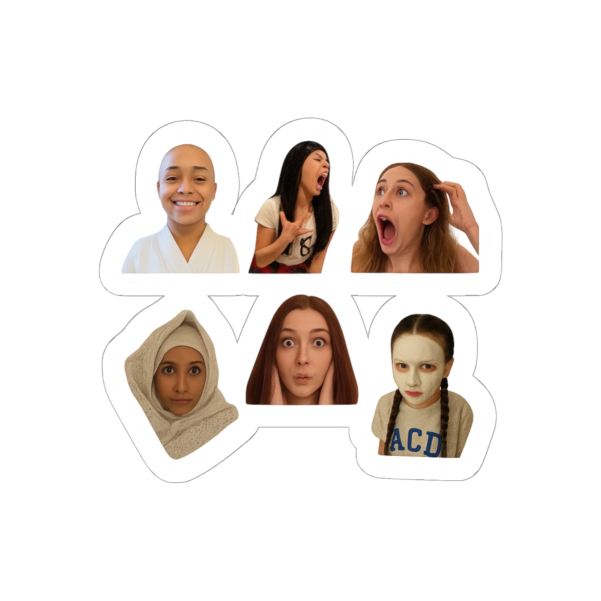 KATSEYE Funny Memes Sticker Pack | Witty Vinyl Decals - alternate angle 2, merchandise