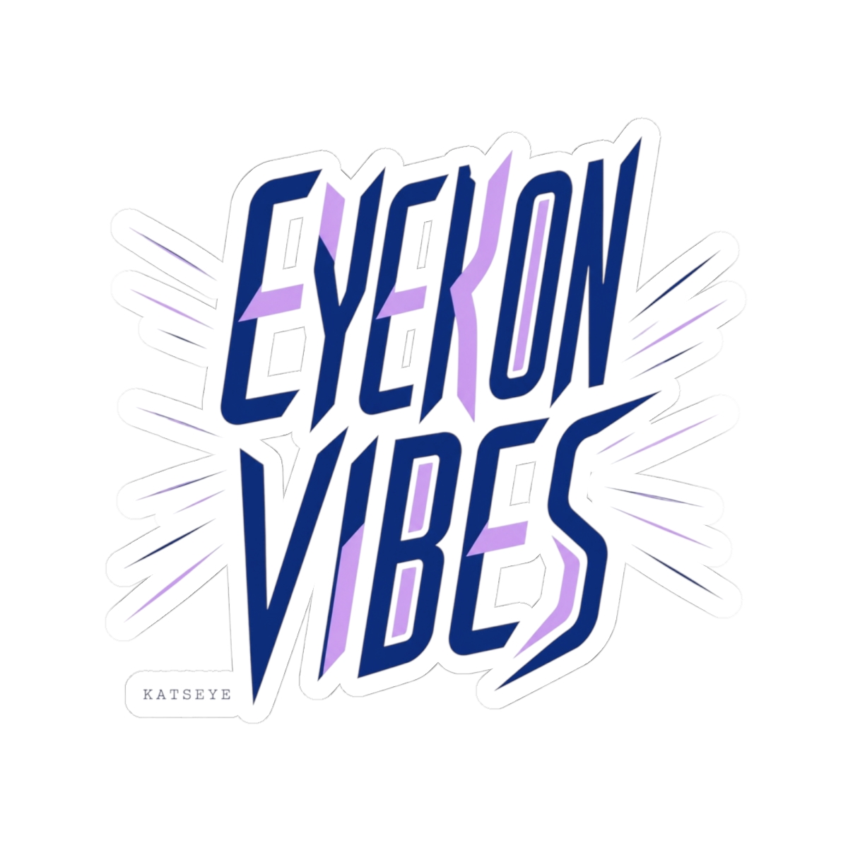 KATSEYE "EYEKON VIBES" Sticker - alternate angle 3, merchandise