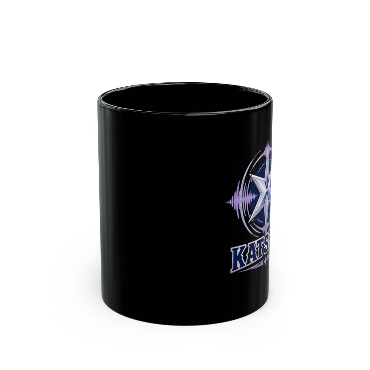 KATSEYE "Dream Academy." Black Mug - alternate angle 1, merchandise
