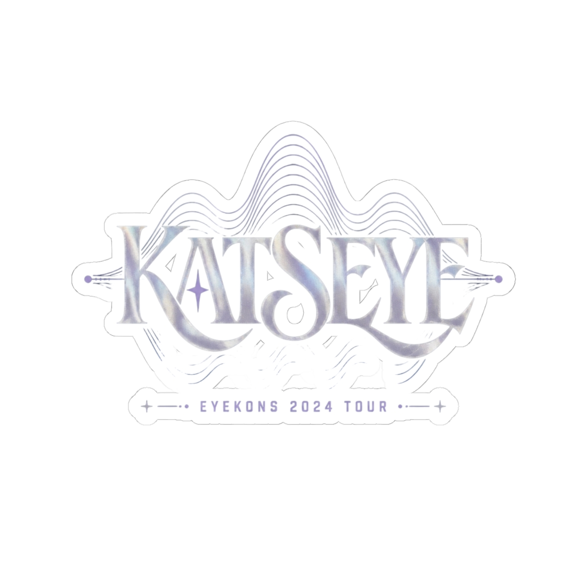 KATSEYE Name Sticker - alternate angle 3, merchandise