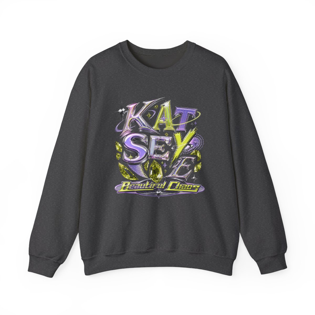 KATSEYE "K A T S E Y E" Crewneck - alternate angle 2, merchandise