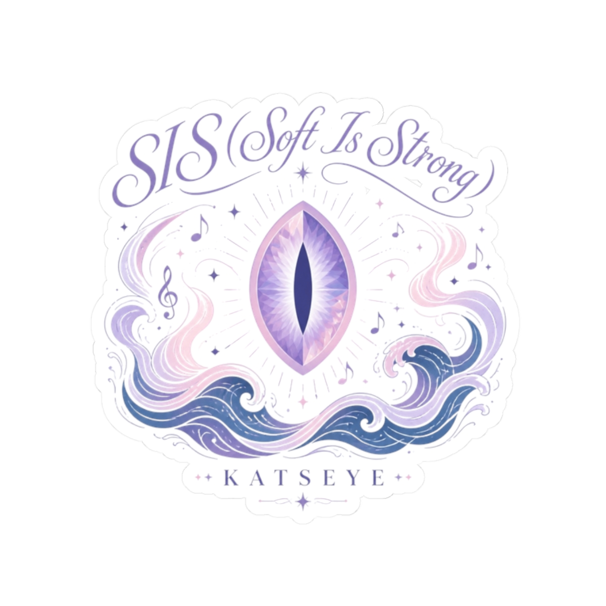 KATSEYE "SIS (Soft Is Strong)" Sticker - Official Stickers merchandise