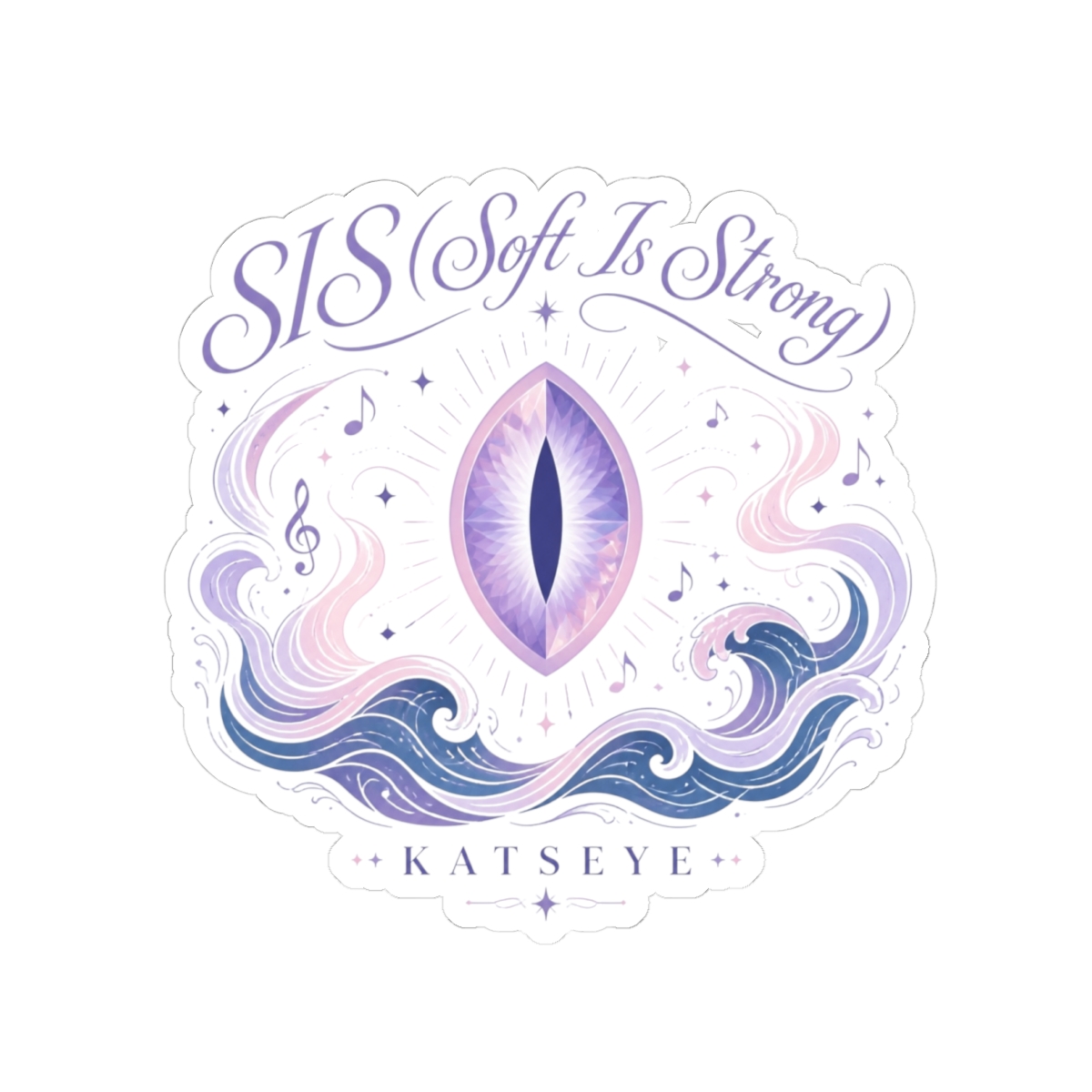 KATSEYE "SIS (Soft Is Strong)" Sticker - alternate angle 3, merchandise