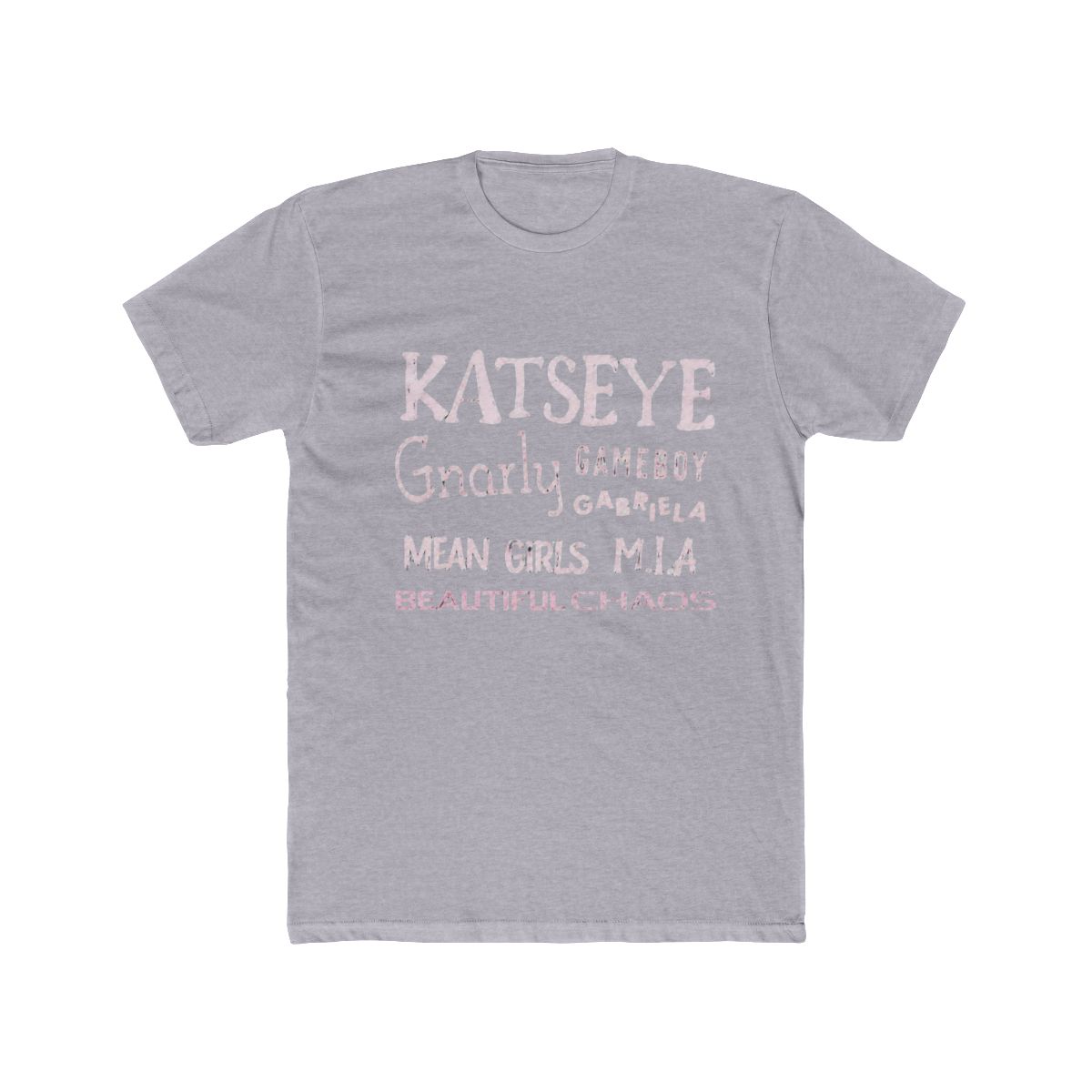 Katseye Beautiful Chaos Design Long Sleeve T Shirt - alternate angle 3, merchandise