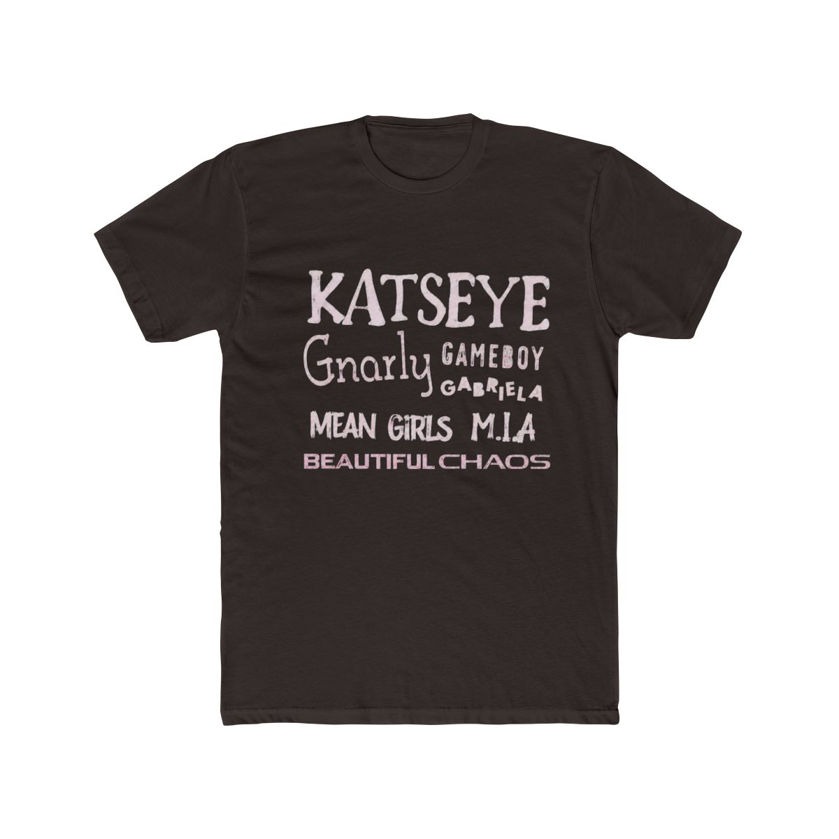Katseye Beautiful Chaos Design Long Sleeve T Shirt - alternate angle 2, merchandise